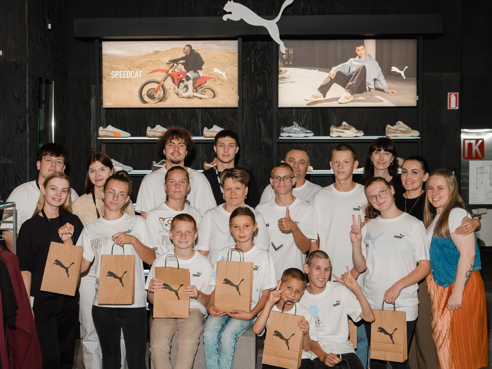 Ukraine community engagement store with kids