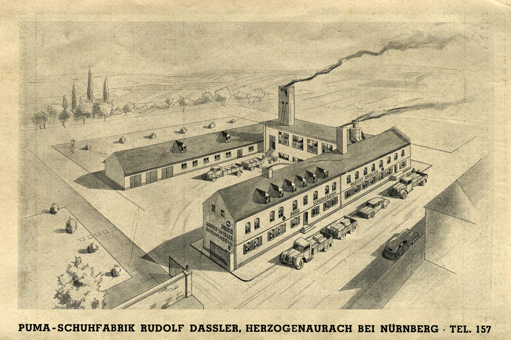 Picture of the old Dassler factory