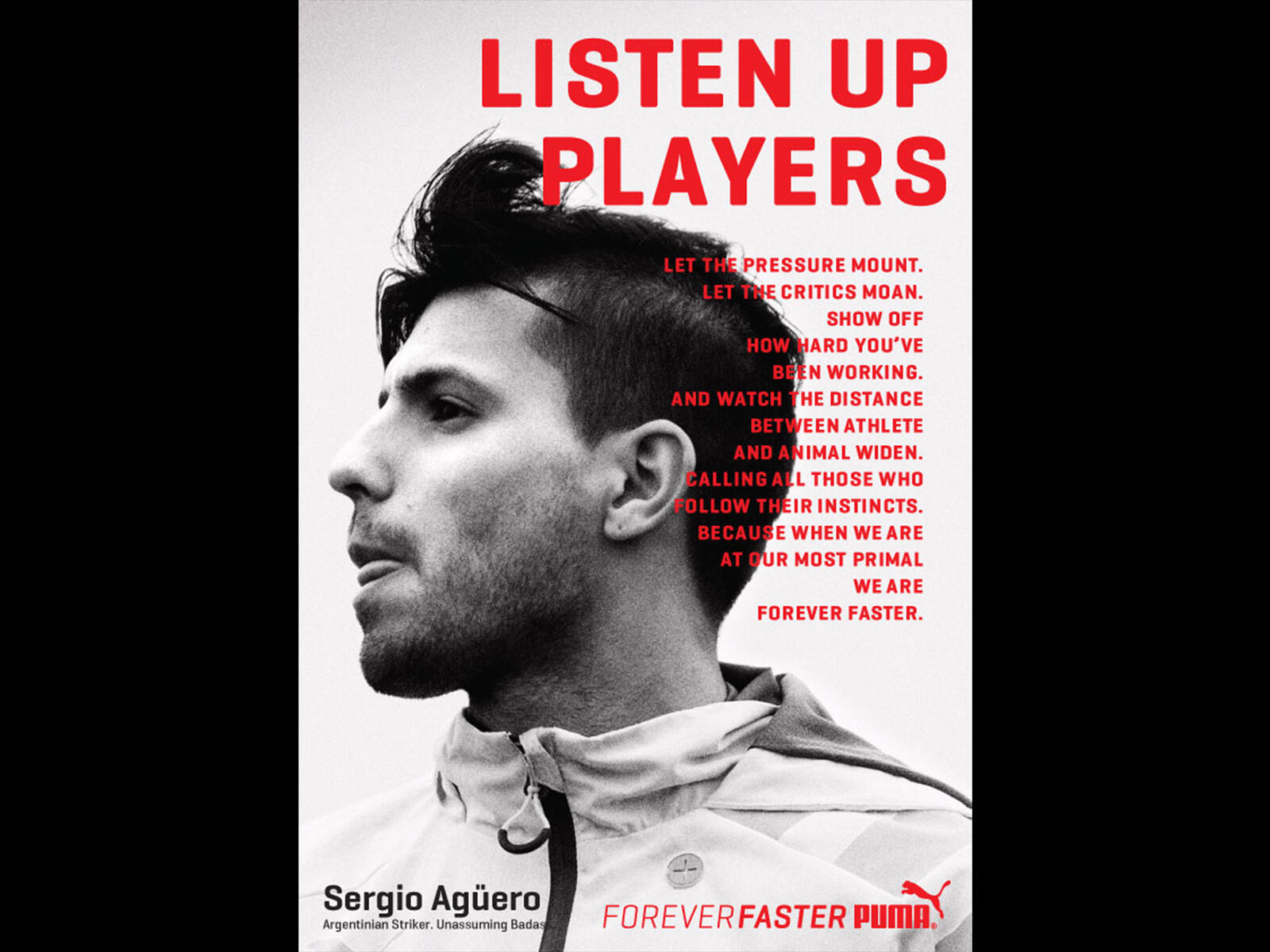 Sergio Aguero PUMA Ad