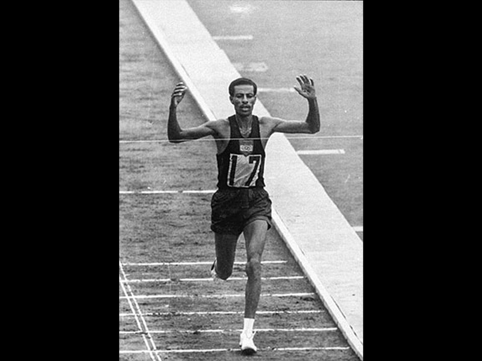Portrait of Abebe Bikila