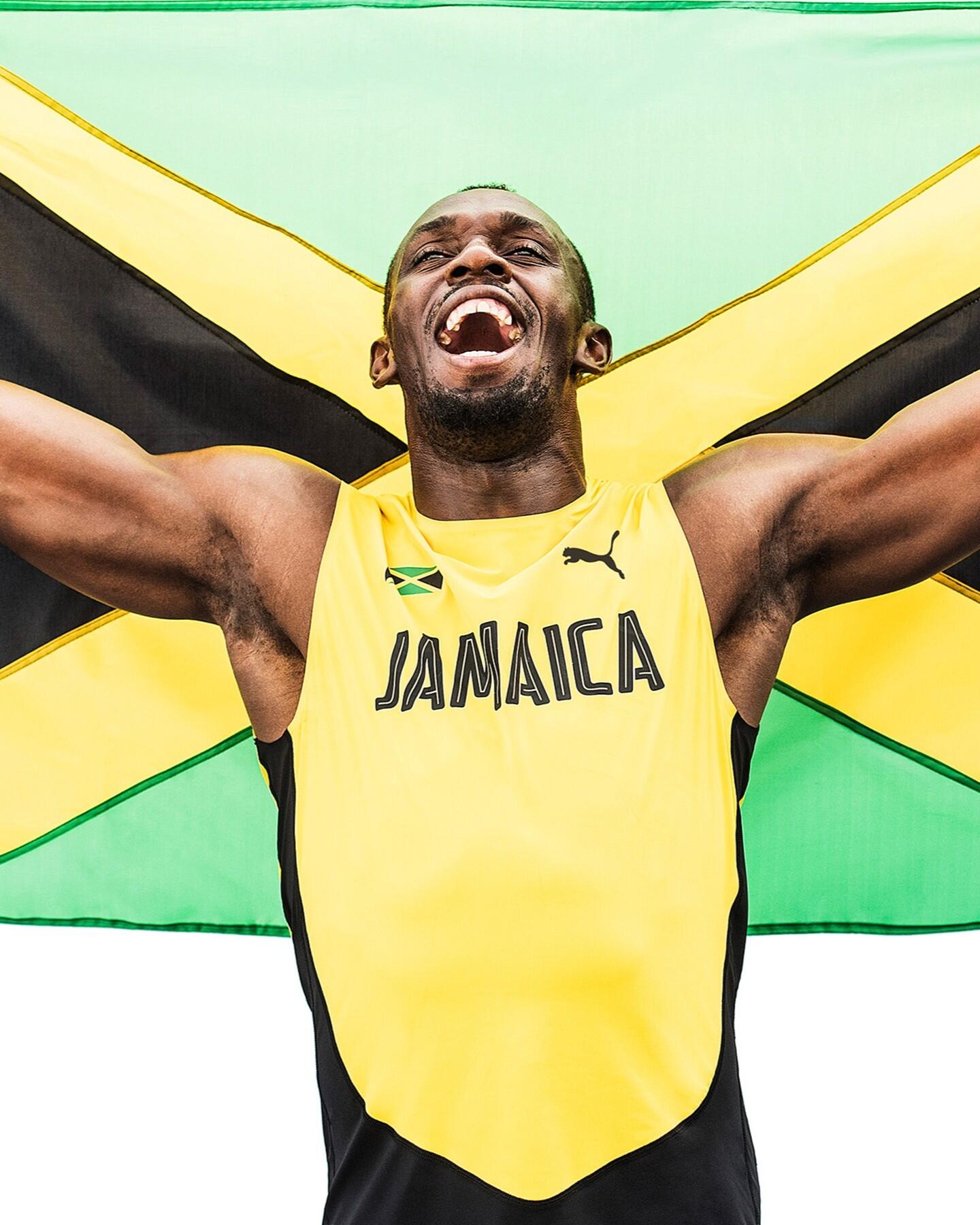 Portrait of Usain Bolt