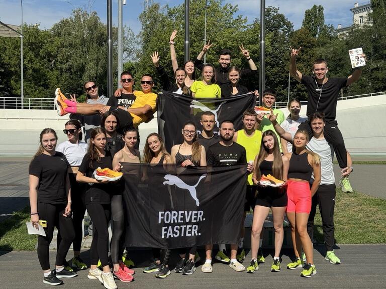 PUMA Team Ukraine playing sports
