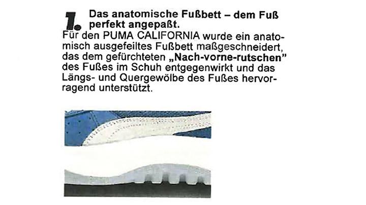 Explanation of the California technique from the 80's catalogue
