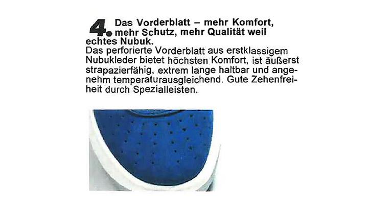 Explanation of the California technique from the 80's catalogue