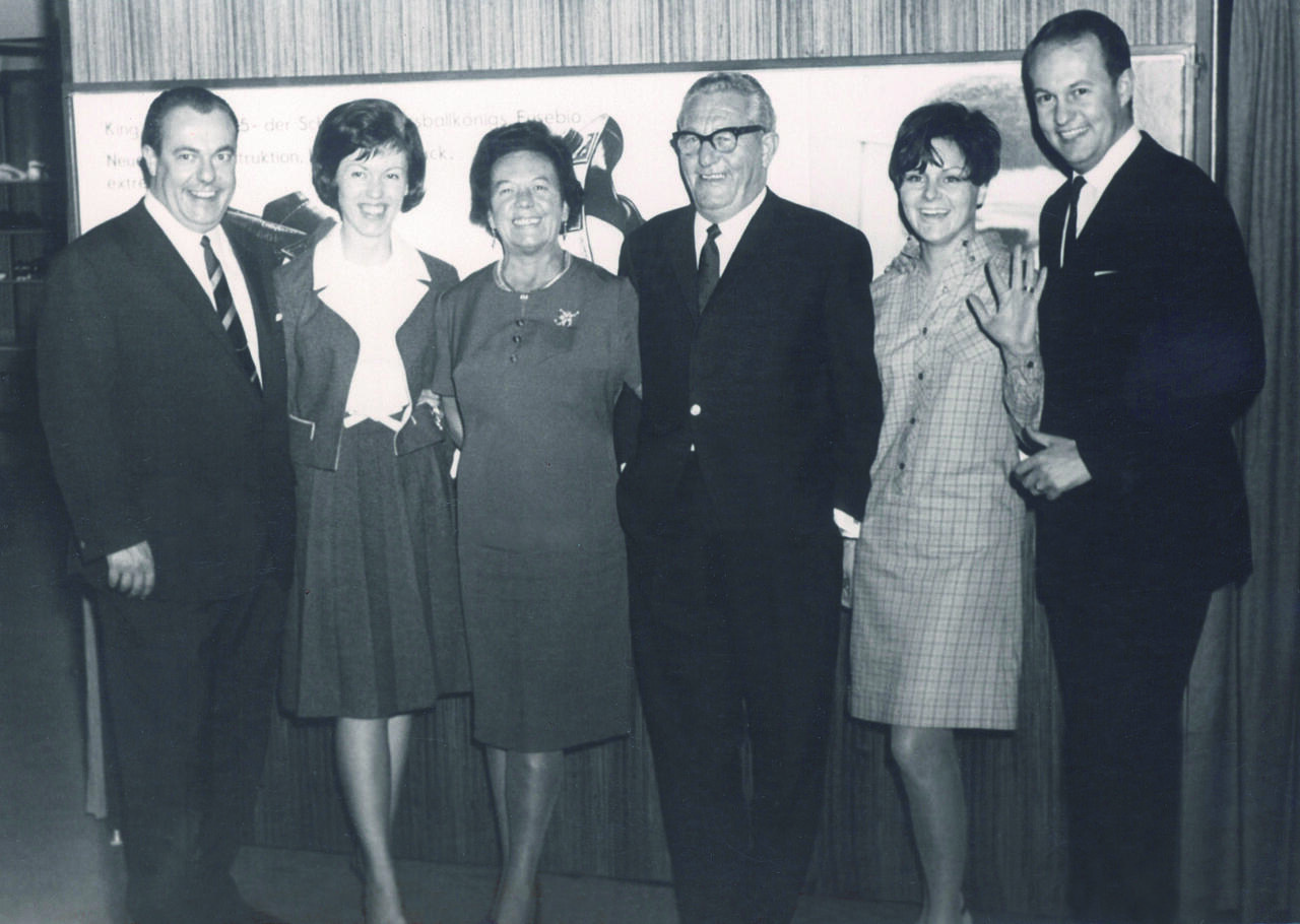Family portrait of Dassler family