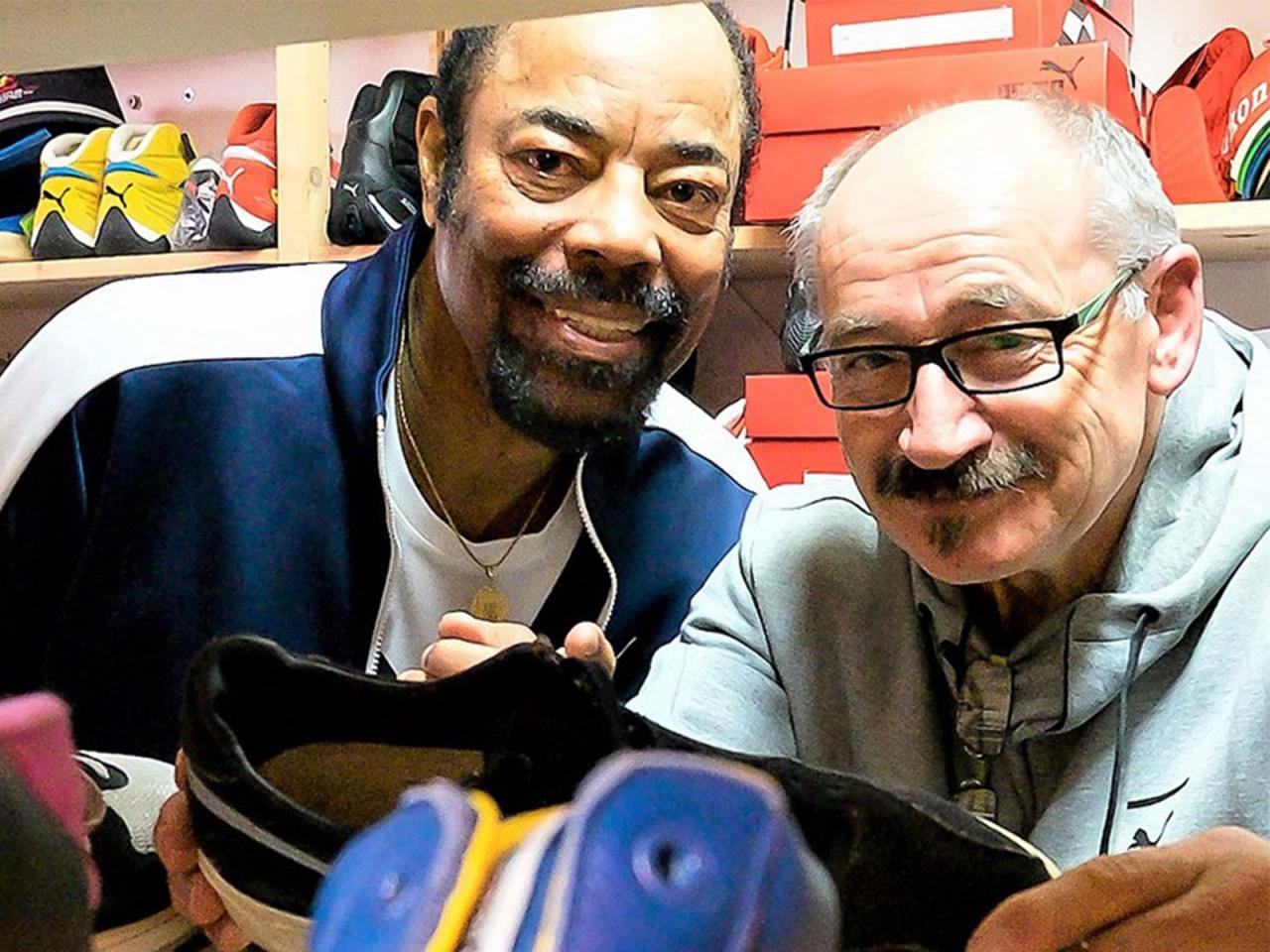 Walt Clyde Frazier und Helmut Fischer